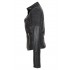 Dames leren jas zwart 4060